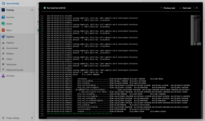 Load Testing with Azure DevOps and k6